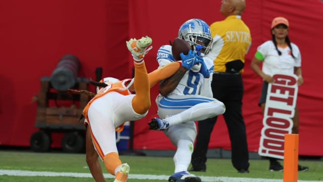 Detroit Lions wide receiver Jameson Williams